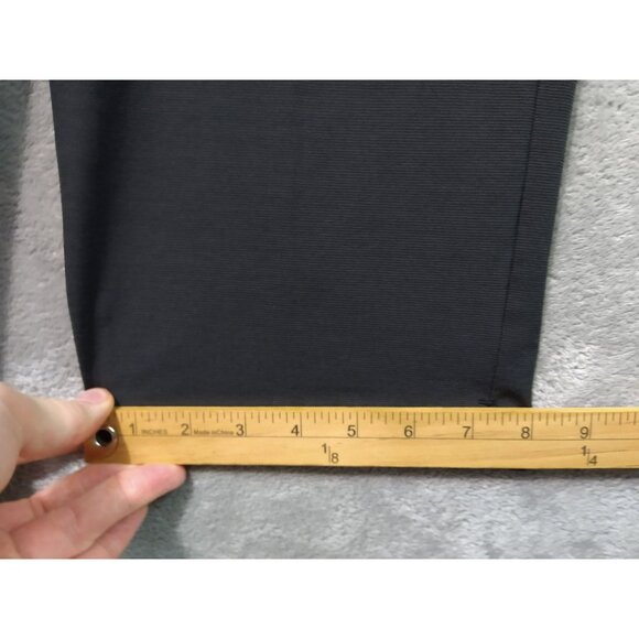 Callaway Golf Pants Mens 38x30 Gray Striped Stretch Flat Front Straight Leg - Picture 6 of 9